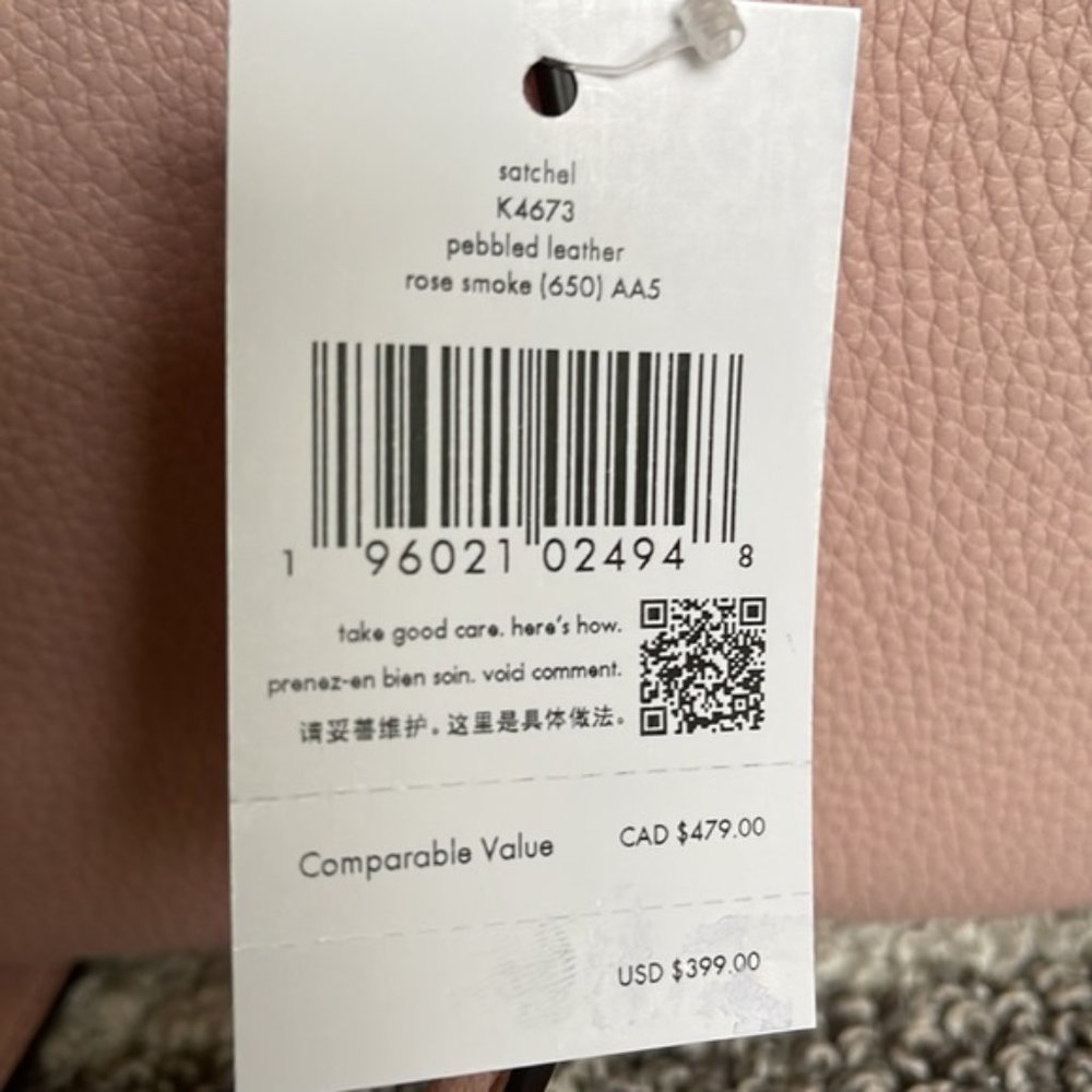 Kate Spade Mimi Satchel Rose Smoke - Picture 6 of 16